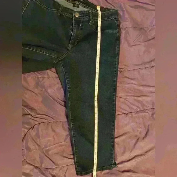 Calvin Klein skinny crop capri denim pants blue 31/12 - Picture 5 of 6